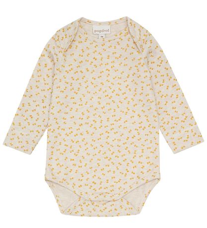 Popirol Body l/æ - Poaya - Beigemeleret m. Gul