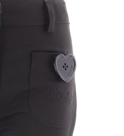 Moschino Bukser - Sort m. Hjerter