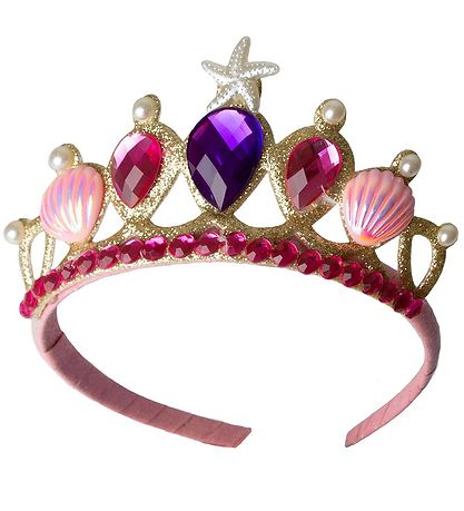 Great Pretenders Udklædning m. Tiara - Havfrue - Pink Glimmer