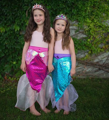 Great Pretenders Udklædning m. Tiara - Havfrue - Pink Glimmer