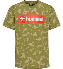 Hummel T-shirt - hmlRush - Green Olive