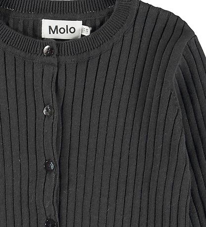 Molo Cardigan - Gloria - Rib - Strik - Space Grey