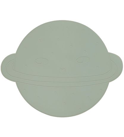 OYOY Dækkeserviet - Silikone - Planet - Pale Mint