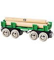 BRIO World Togvogn m. Tømmer - Grøn 33696