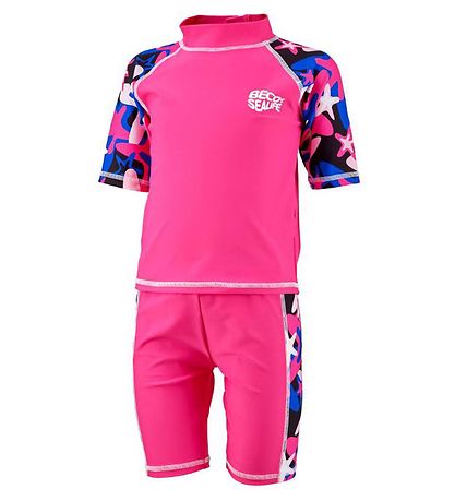 BECO Badetøj - Badebluse/Badebukser - UV50+ - Pink