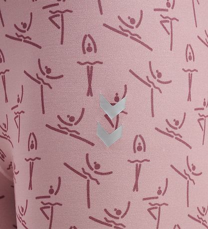 Hummel Leggings - hmlPrima Bee Pirouette - Woodrose