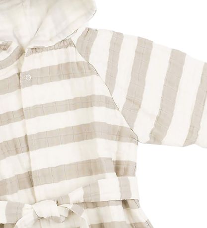 Done By Deer Badekåbe - Stripes - Sand