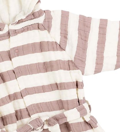 Done By Deer Badekåbe - Stripes - Powder