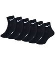 Nike Strømper - Performance Basic Low - 6-Pak - Sort