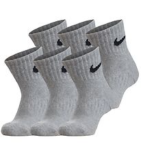 Nike Strømper - Performance Basic - 6-Pak - Dark Grey