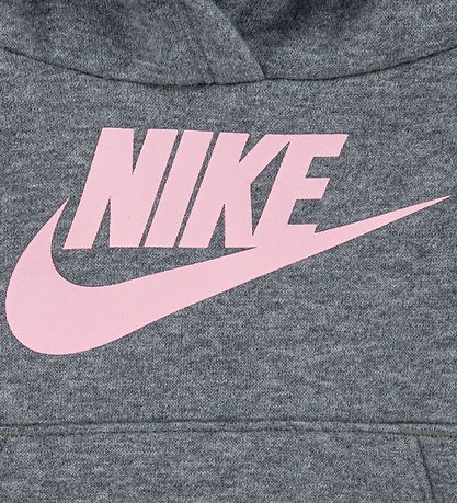 Nike Sweatsæt - Hættetrøje/Sweatpants - Carbon Heather