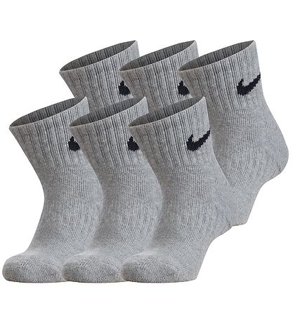 Nike Strømper - Performance Basic - 6-Pak - Dark Grey Heather