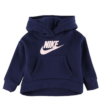Nike Sweatsæt - Hættetrøje/Sweatpants - Midnight Navy
