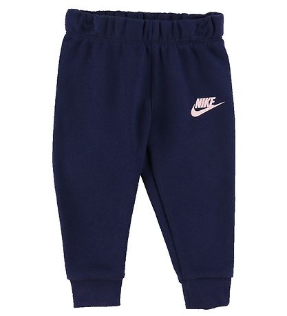 Nike Sweatsæt - Hættetrøje/Sweatpants - Midnight Navy