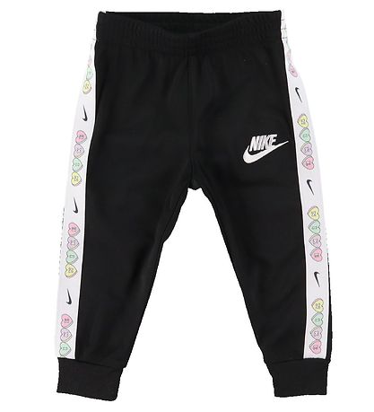 Nike Træningssæt - Cardigan/Bukser - Taping - Sort