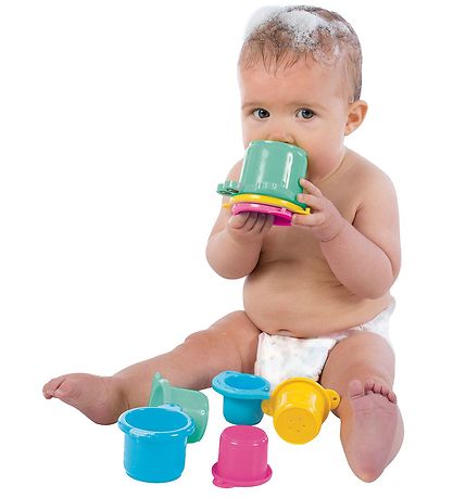 Playgro Stablelegetøj - Croc Cups - 8 stk - Multifarvet