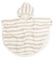 Done By Deer Badeponcho - 68x50 cm - Stripes Sand