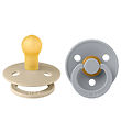 BIBS Colour Schnuller - 2er-Pack - Gr. 1 - Rund - Vanilla/Cloud