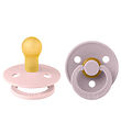 BIBS Colour Schnuller - 2er-Pack - Gr. 1 - Rund - Blossom/Düster