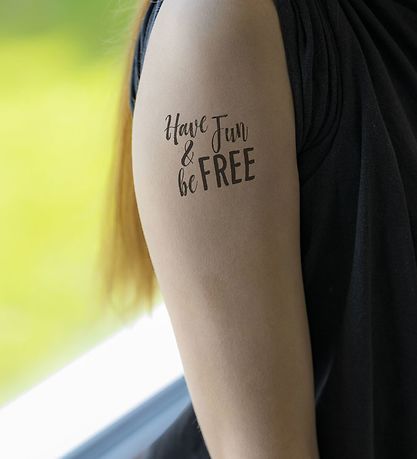 Eberhard Faber Tattoo Tusch m. Skabeloner - Skinlettering - 4 St