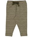 Wheat Bukser - Manfred - Heather Green Stripe
