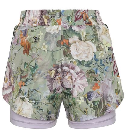 Molo Shorts - Omari - Green Botanic