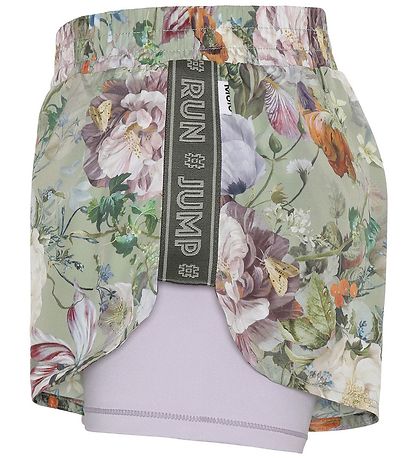 Molo Shorts - Omari - Green Botanic