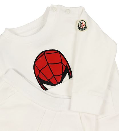Moncler x Spider-Man Sweatsæt - Hvid m. Spider-Man