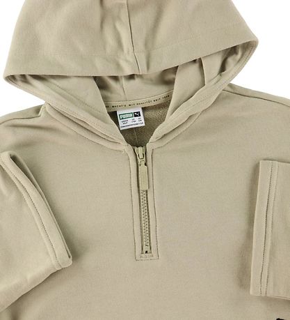 Puma Hættetrøje - Cropped - Grøn