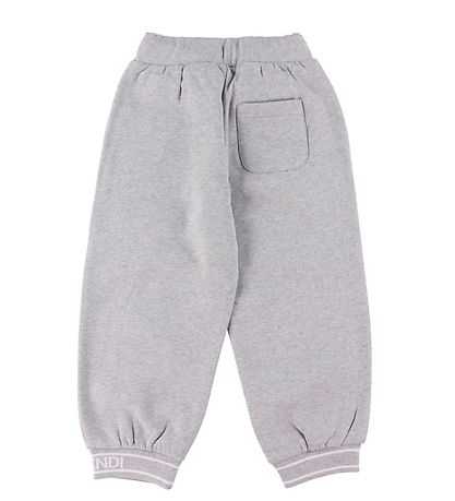 Fendi Sweatpants - Gråmeleret m. Hvid