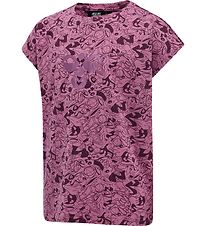 Hummel T-shirt - hmlSpace Jam Diez - Purple w. Bordeaux
