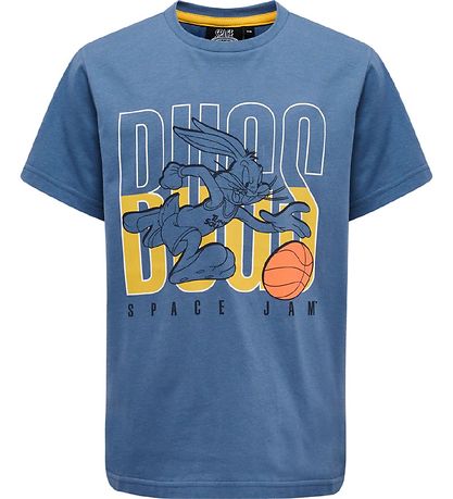 Hummel T-shirt - hmlSpace Jam Tres - Blue Horizon m. Print