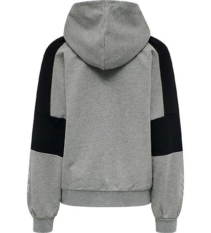 Hummel Hættetrøje - hmlBoxline - Gråmeleret