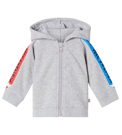 Stella McCartney Kids Sweatsæt - Gråmeleret m. Rød/Blå Blyant