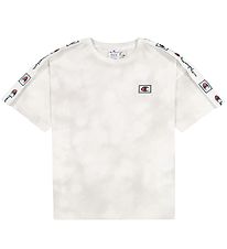 Champion Fashion T-Shirt - Hvid/Grå m. Logo