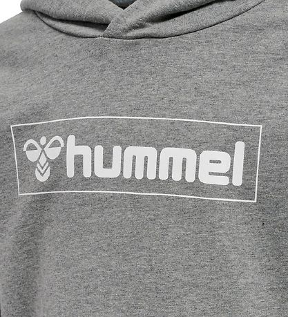 Hummel Hættetrøje - hmlBox - Gråmeleret