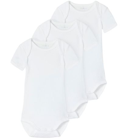 Name It Bodyer k/æ - Noos - NbnBody - 3-pak - Bright White
