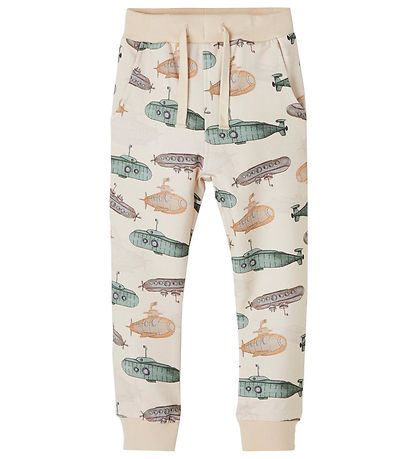Name It Sæt - Bluse/Sweatpants - NmmFelix - Hedge Green