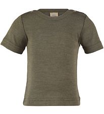 Engel T-skjorte - Ull/Silke - Olive