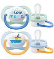Philips Avent Sutter - 2-pak - Ultra Air - Mint/Lyseblå m. Prin