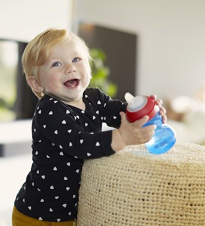 Philips Avent Kop m. Drikketud - 300 ml - Blå/Orange