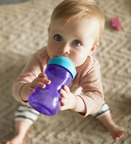 Philips Avent Kop m. Drikketud - 300 ml - Lilla/Blå