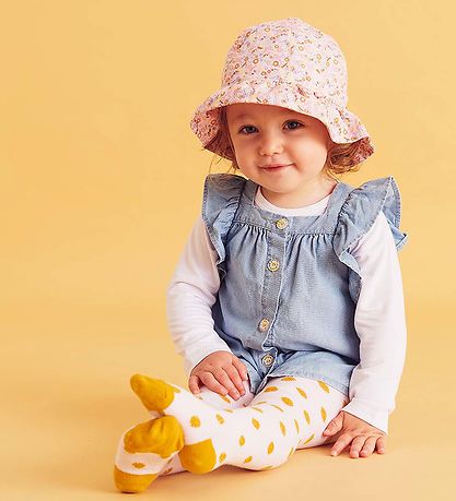 Melton Sommerhat - UV50+ - Shell Rose m. Blomster