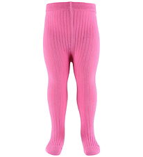 Melton Strømpebukser - Rib - Dusty Pink