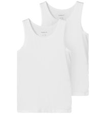 Name It Undertrøje - Noos -  NkmTank - 2-pak - Bright White