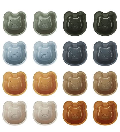 Liewood Cupcakeforme - 16-pak - Tilo - Silikone - Mr Bear/Faune 
