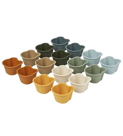 Liewood Cupcakeforme - 16-pak - Tilo - Silikone - Mr Bear/Faune 