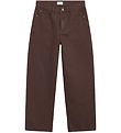 Grunt Jeans - Wide Leg Choco - Brun