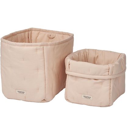 MarMar Aufbewahrungskörbe - 2er-Pack - 25x17/20x15 cm - Beige Ro