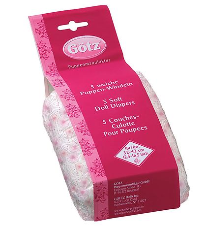Götz Diapers For Dolls - 30-32cm - Happy Flower